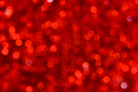 Sparkle red glitter bokeh abstract background