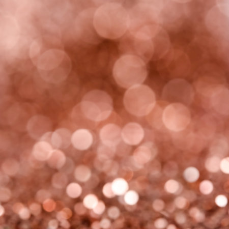 Sparkle brown glitter bokeh abstract backgroundの写真素材