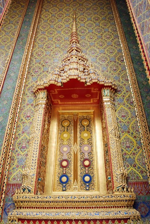 Window at Templeの写真素材