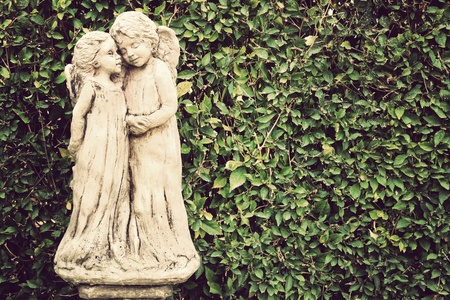 Ancient statues ,Vintage styleの写真素材