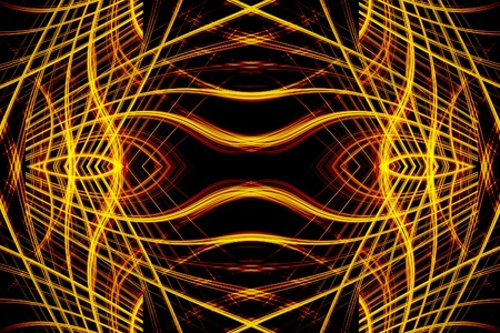 Abstract glow Twist background with fire flowの写真素材