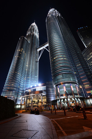 Petronas Towers  in Kuala Lumpurのeditorial素材