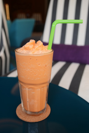 Milk  tea smoothieの写真素材