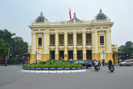 Hanoi, Vietnam - October 25,2015 : Hanoi Opera Houseのeditorial素材
