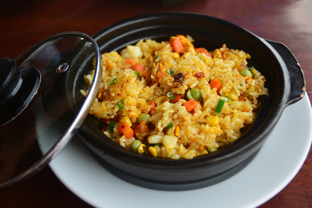 Fried rice a delicious Asian eating, Vietnamese foodの写真素材