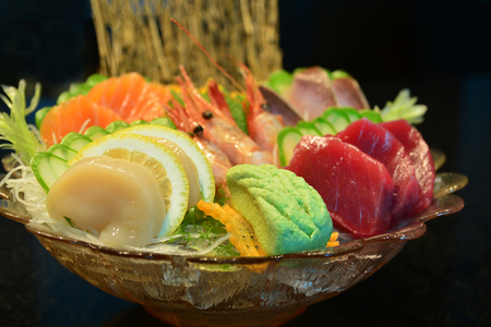 sashimi set, Japanese foodの写真素材