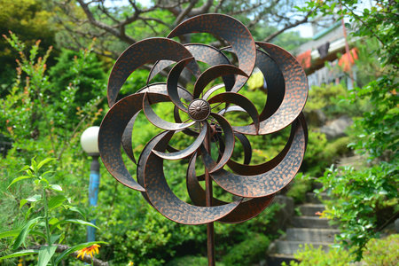 Vintage deco in a garden