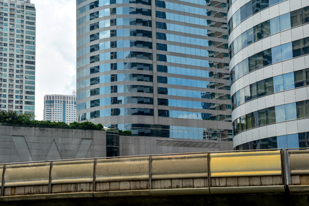 Sathorn business centers in Bangkokの写真素材