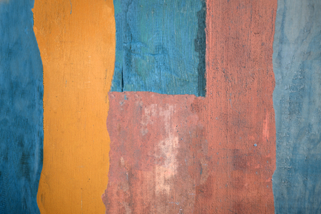 Wood material background for Vintage wallpaper,  wood board multicolor backdrop for advertising, interior,design,decorate and ornamentの写真素材
