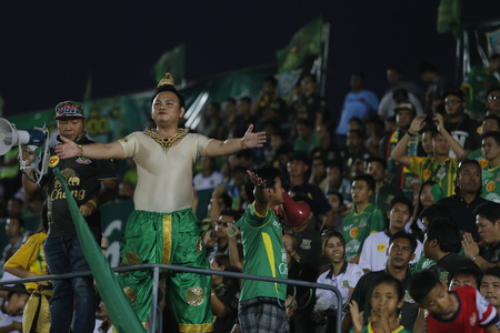 Army United vs Songkhla United at Army stadium on 26 March 2014のeditorial素材