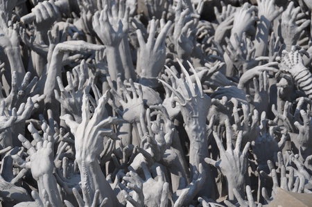 ghost s handの写真素材