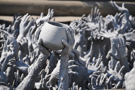 ghost s handの写真素材