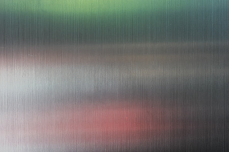 metal, stainless steel texture background with reflectionの写真素材