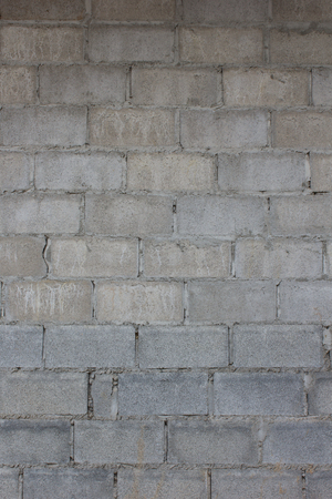Background of old vintage abstract brick wallの写真素材