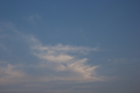 Blue sky with clouds background,beautiful weather.の写真素材
