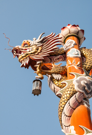 the dragon is meaning the guardian to protect people from the bad things.の写真素材