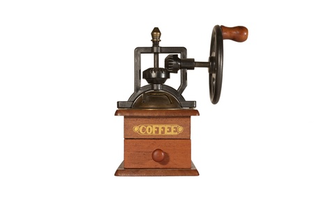 Old coffee grinderの写真素材