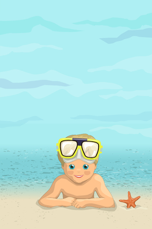 Vertical banner for tourism and travelのイラスト素材