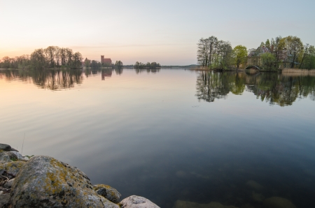 Lithuania  Galve Lake and Trakai Island Castle  のeditorial素材