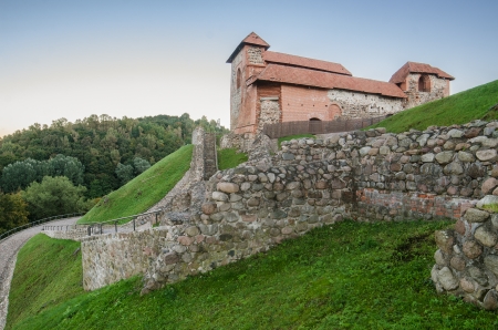 Upper castle in Vilnius, Lithuaniaのeditorial素材