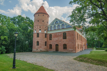 Castle in Raudondvaris, Lithuaniaのeditorial素材
