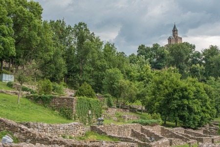 Veliko Tarnovo, the historical capital of Bulgariaの写真素材