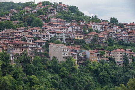 Veliko Tarnovo, the historical capital of Bulgariaの写真素材