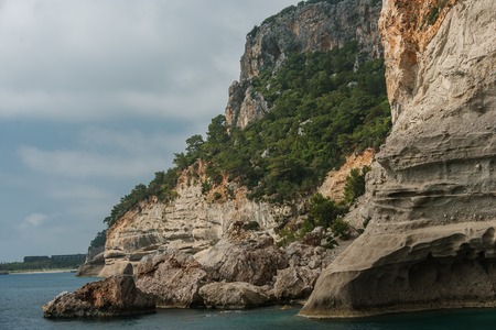 Mediterranean cost next to Kemer, Turkey in the springの写真素材
