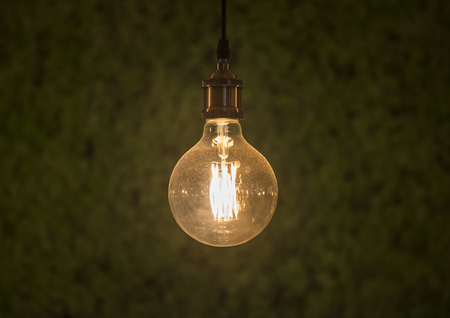Old vintage light bulb.の写真素材