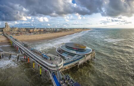 The Scheveningen Pier in The Hague. Netherlands.の写真素材