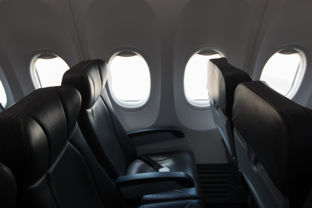 Airplane seat,Passenger plane の写真素材