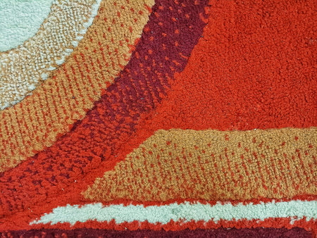 Carpet texture background. Close up view of carpet texture.の写真素材