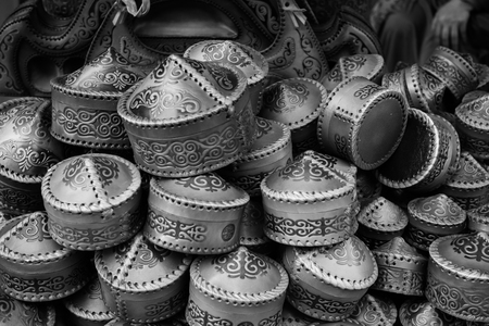 Ethnic nomadic house yurtの写真素材