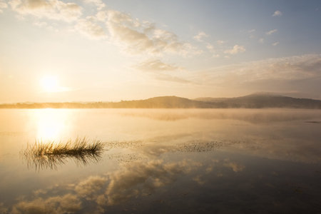 beautiful lakeの写真素材