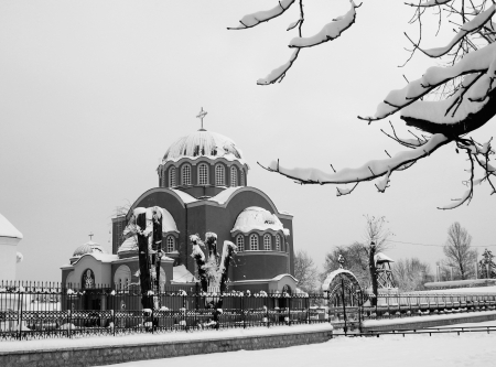Serbian Orthodox Monastery の写真素材
