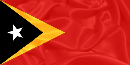 Flag of East Timorの写真素材