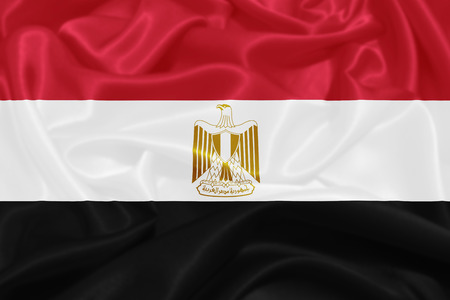 Egypt flagの写真素材