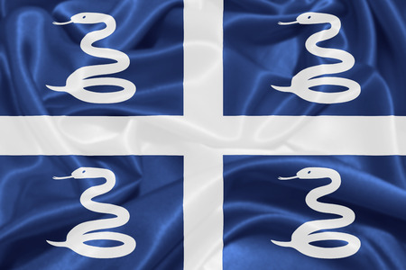 Flag of Martinique(France)の写真素材