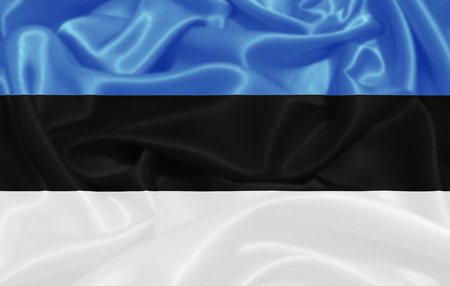 Flag of Estoniaの写真素材
