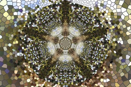 Color abstractions with various shapesの写真素材