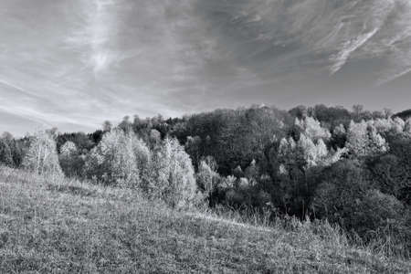 Mountain landscapes, black and whiteLandscape mountainの写真素材