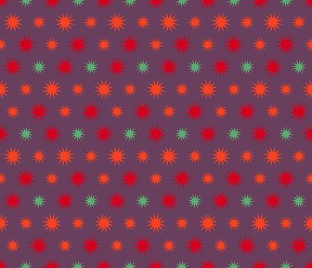 Seamless abstract stars textile pattern. Multicolor modern stylish background cover geometric shapes.のイラスト素材