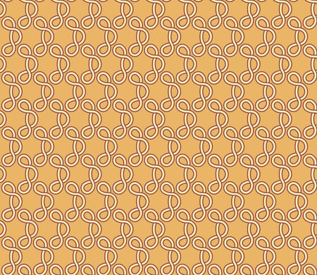 Vector abstract seamless pattern with knots. Textile background for package, cover, greeting cards.
