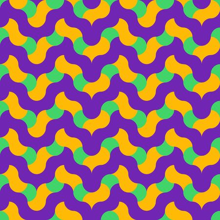 Abstract seamless background pattern with colorful fish scale. Mosaic texture for prints, textile, fabric, package, cover, greeting cards.のイラスト素材