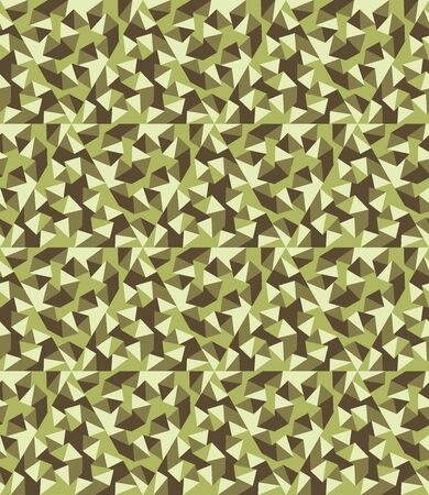 Seamless geometric pattern with recursive triangles. Textile printing, fabric, package, cover, greeting cards.のイラスト素材