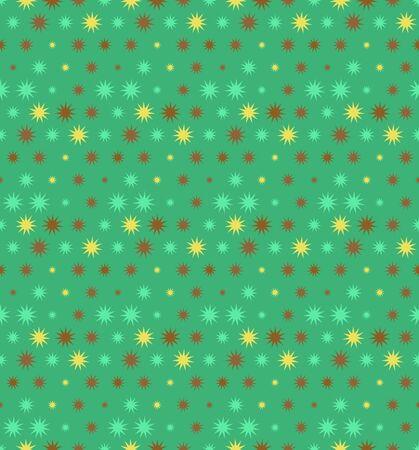 Colorful seamless pattern with stars. Low poly geometric background.のイラスト素材
