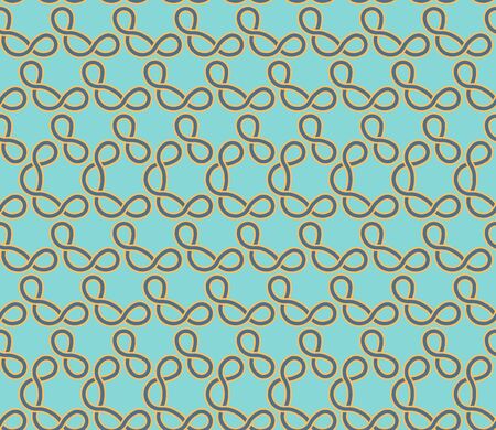 Colorful seamless pattern with knots. Celtic geometric background.のイラスト素材