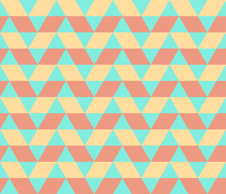 Abstract seamless background pattern with colorful triangles. Mosaic texture for prints, textile,...