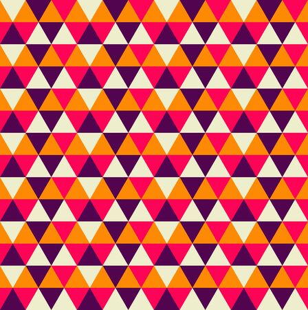 Abstract seamless triangle pattern. Background design for prints, textile, fabric, package, cover, greeting cards.のイラスト素材