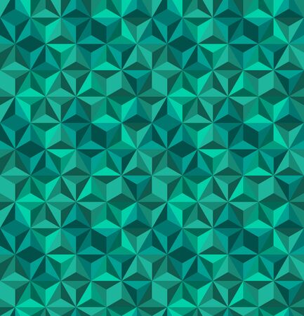 Vector seamless illustration of multicolor triangle pattern. Colored geometric vector background.のイラスト素材